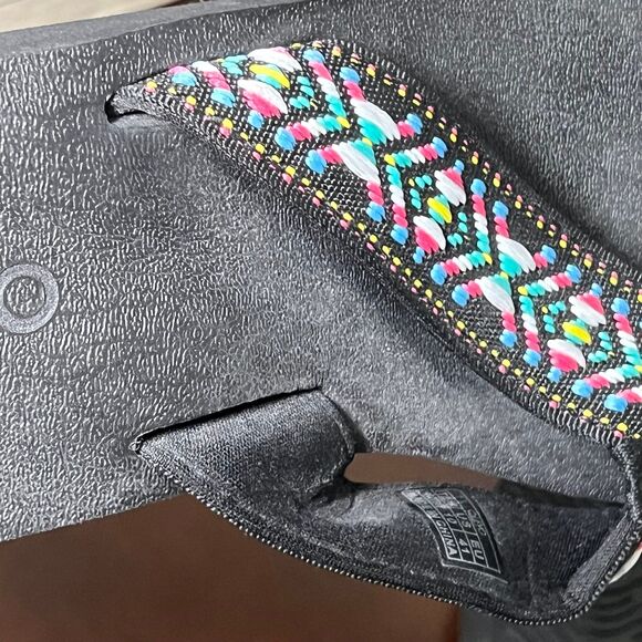 QLEYO Women's Platform Flip Flop with Arch Support, Comfortable Yoga Mat Wedge - Picture 8 of 10